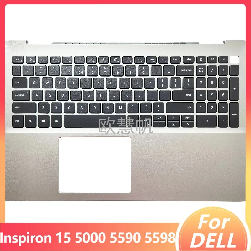 T New Original for Dell Inspiron 15 5000 5590 5598 Laptop Palmrest Upper Cover with US Keyboard 0DV7T7