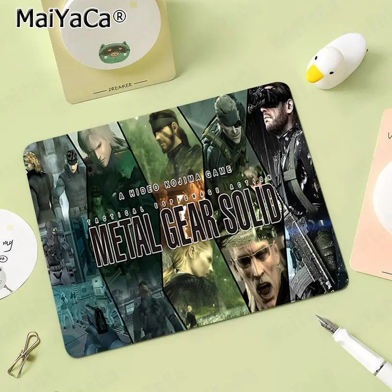 MaiYaCa Top Quality Metal Gear Solid Laptop Gaming Mice Mousepad Top Selling Wholesale Gaming Pad mouse