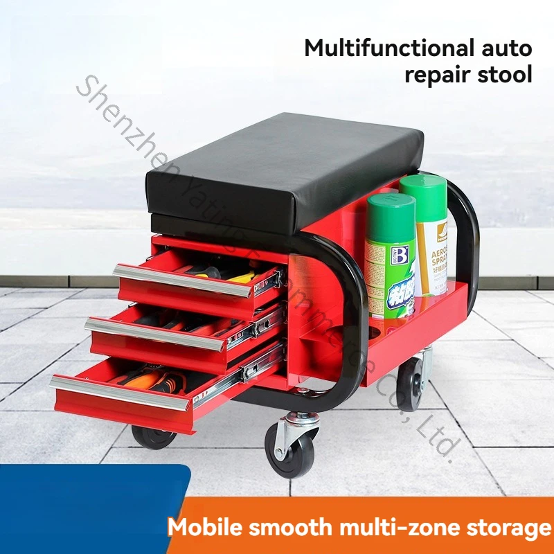 Auto Repair Stool Work Stool Auto Repair Car Maintenance Tool Multifunctional Repair Lying Plate