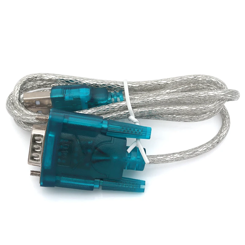 1-10 قطعة HL-340 جديد USB إلى RS232 COM ميناء المسلسل المساعد الشخصي الرقمي 9 دبوس DB9 مهائي كابلات دعم Windows7-64
