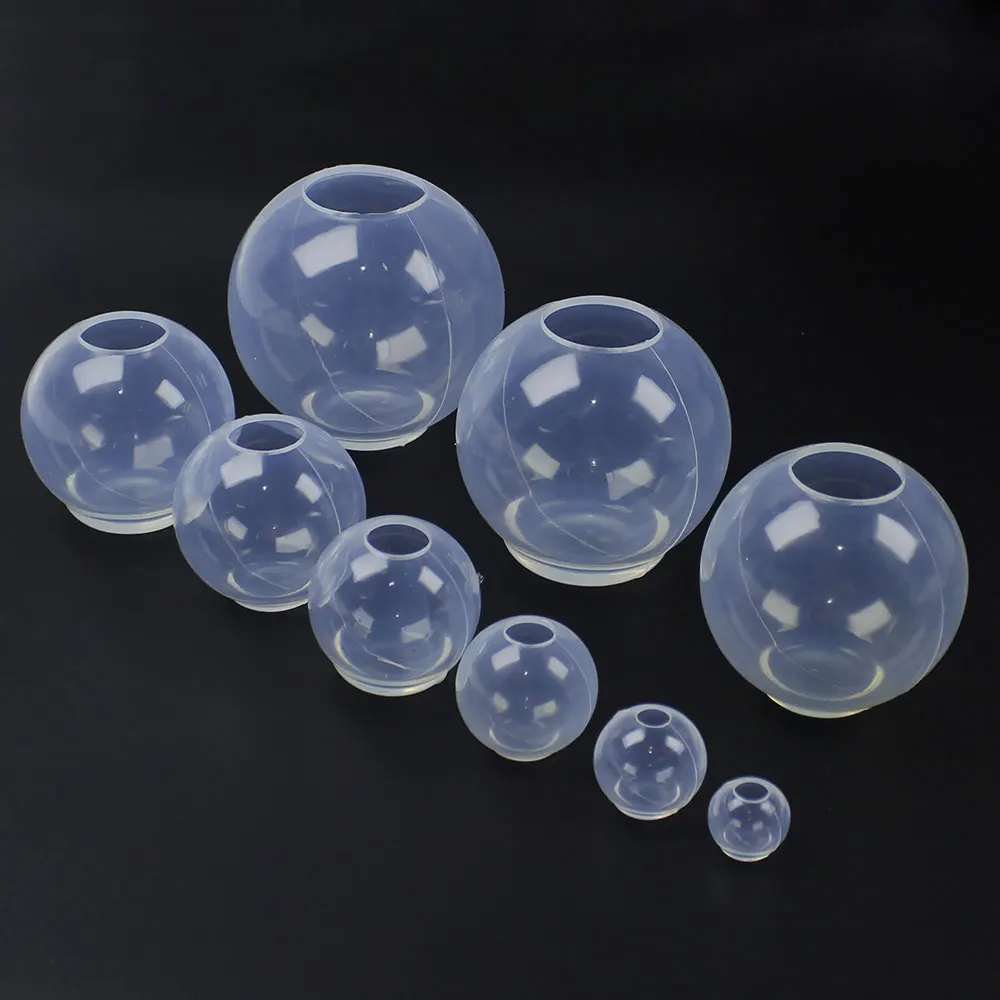 JCD 20-100mm Silikonowa forma w kształcie kuli 3D Planet Ball Forma z żywicy epoksydowej do majsterkowania Formy z żywicy epoksydowej Rzemiosło Narzędzia do dekoracji wnętrz — zdjęcie 7