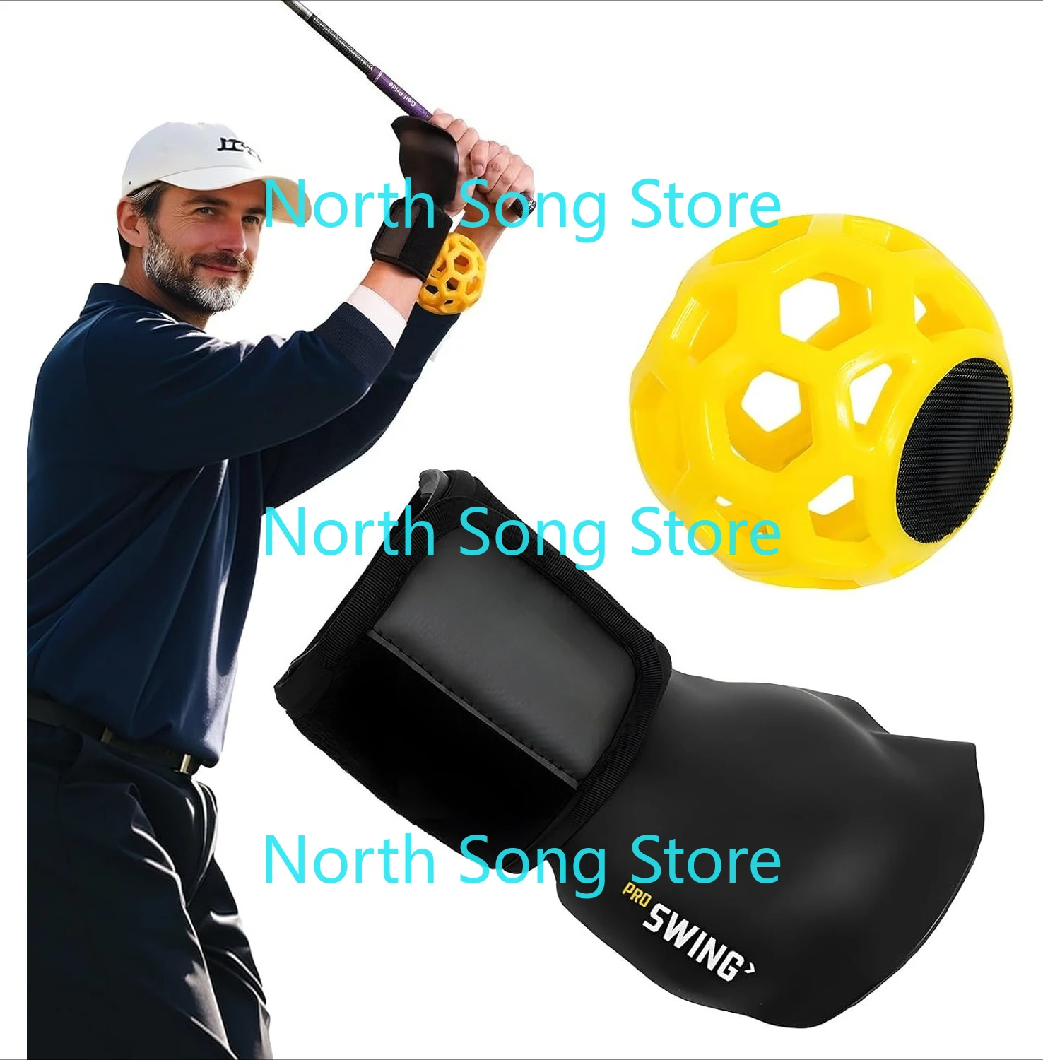 

Тренажер для гольфа Swing, средство для тренировки запястий в гольфе, необходимое корректор осанки Swing для начинающих