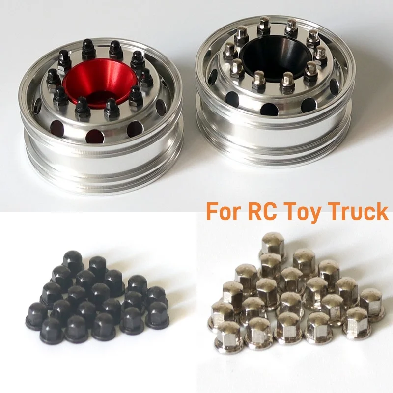 Rc Spherical Screw Wheel Simulation M2 Screw For 1/14 Rc Truck Trailer Tipper Man Benz Actros Climbing Car Car Diy Parts