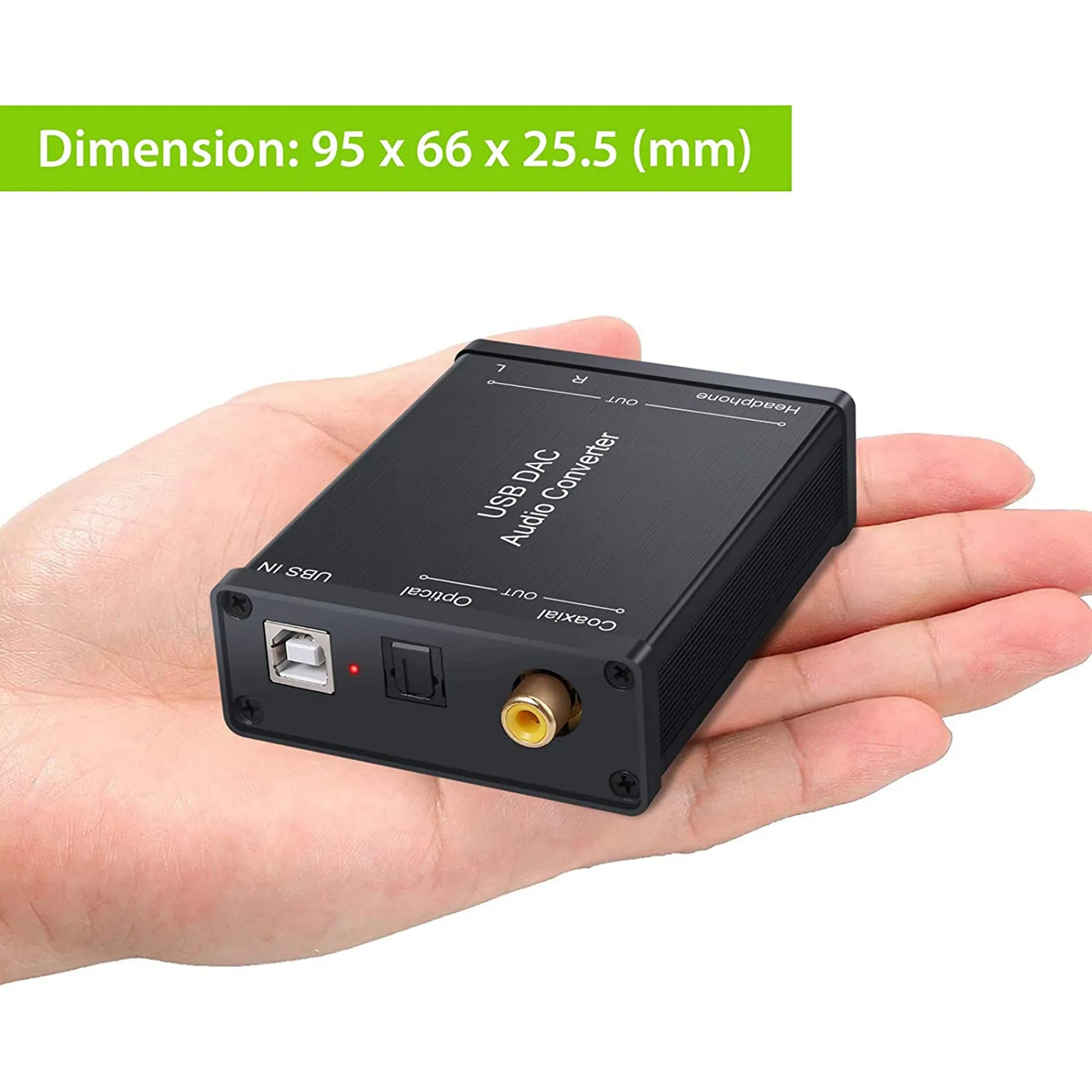

Эффективный преобразователь USB-SPDIF коаксиального RCA и разъема 3,5 мм для Windows Mac