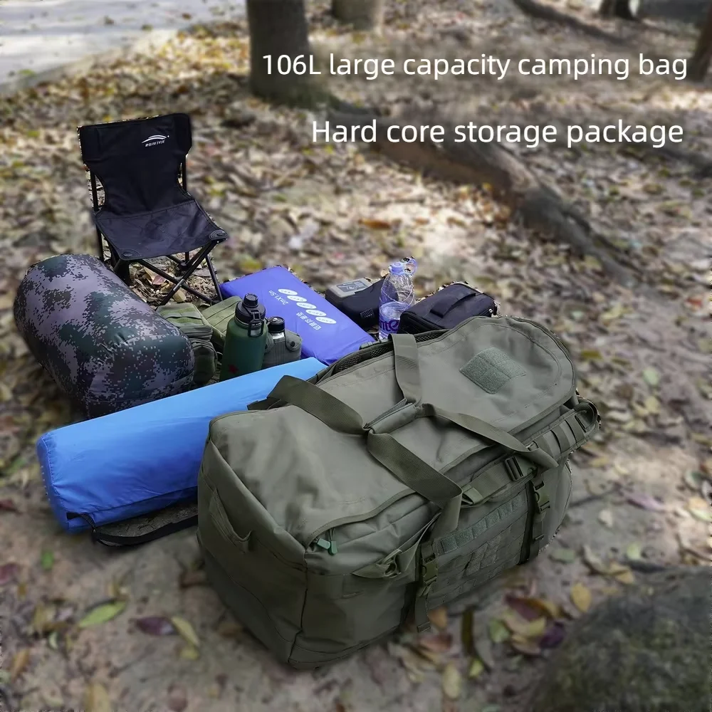 

40L 56L106L Large Capacity Tactical Travel Bag Mountaineering Camping Satchel Outdoor Portable Backpack for Hiking And Outdoor