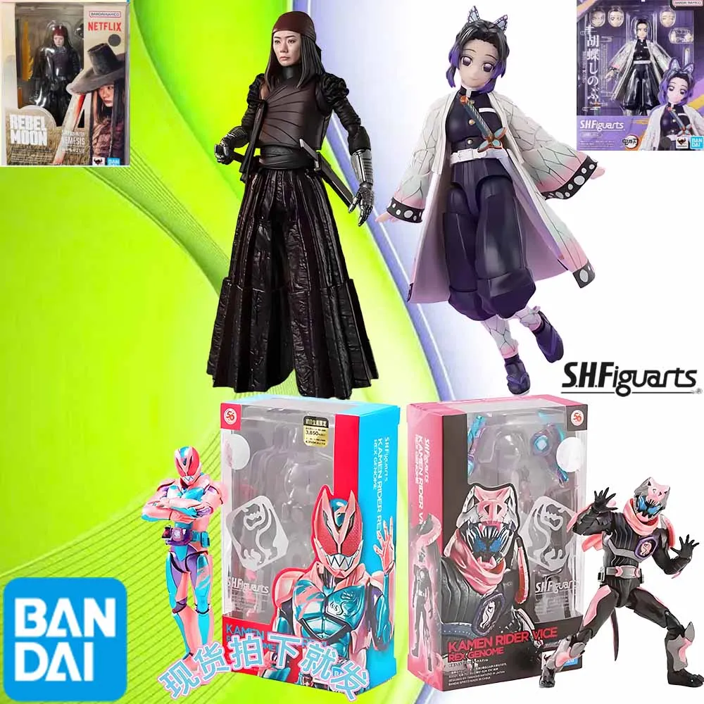 Bandai Original SHF REBEL MOON SHINOBU KOCHO KAMEN RIDER REVI KAMEN RIDER VICE figuras de acción de juguete regalo de Navidad en la parada