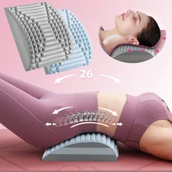 Back Stretcher Neck Waist Support For Herniated Disc Pain Relief Lumbar Spine Posture Corrector Cervical Traction Brace Pillow