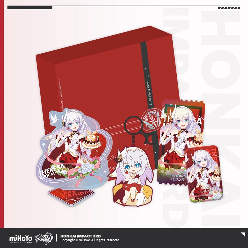 in Presale Honkai Impact 3rd Official Merch miHoYo Original Authentic Theresa 2023 Happy Birthday Gift Box