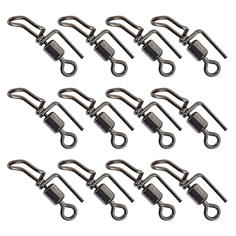 20 Stück Edelstahl-Angelwirbel Kaskaden-Wirbel für Meeresangel-Ausrüstung Meeresangel-Clip Down Fishing Zubehör
