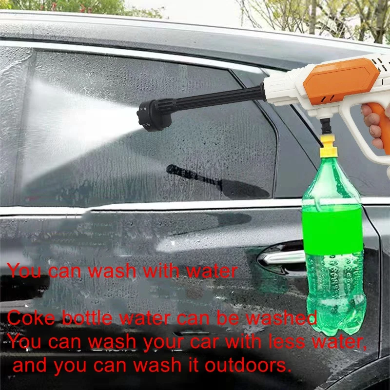 Wireless car wash gun handheld high-pressure car wash machine car wash gods
