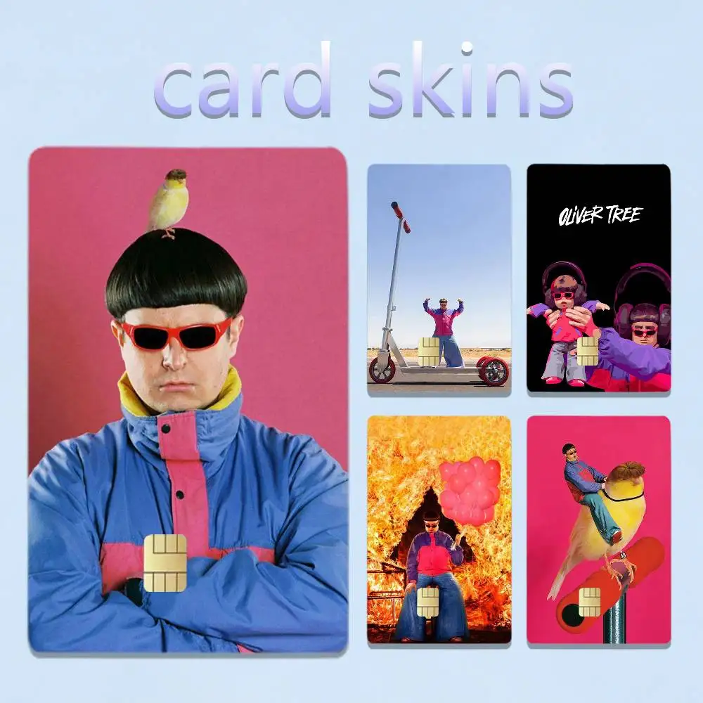 Singer O-Oliver T-Tree Life Goes On 4pcs 1Set Film Skin for Debit Credit Bank Visa Card Decal Cover