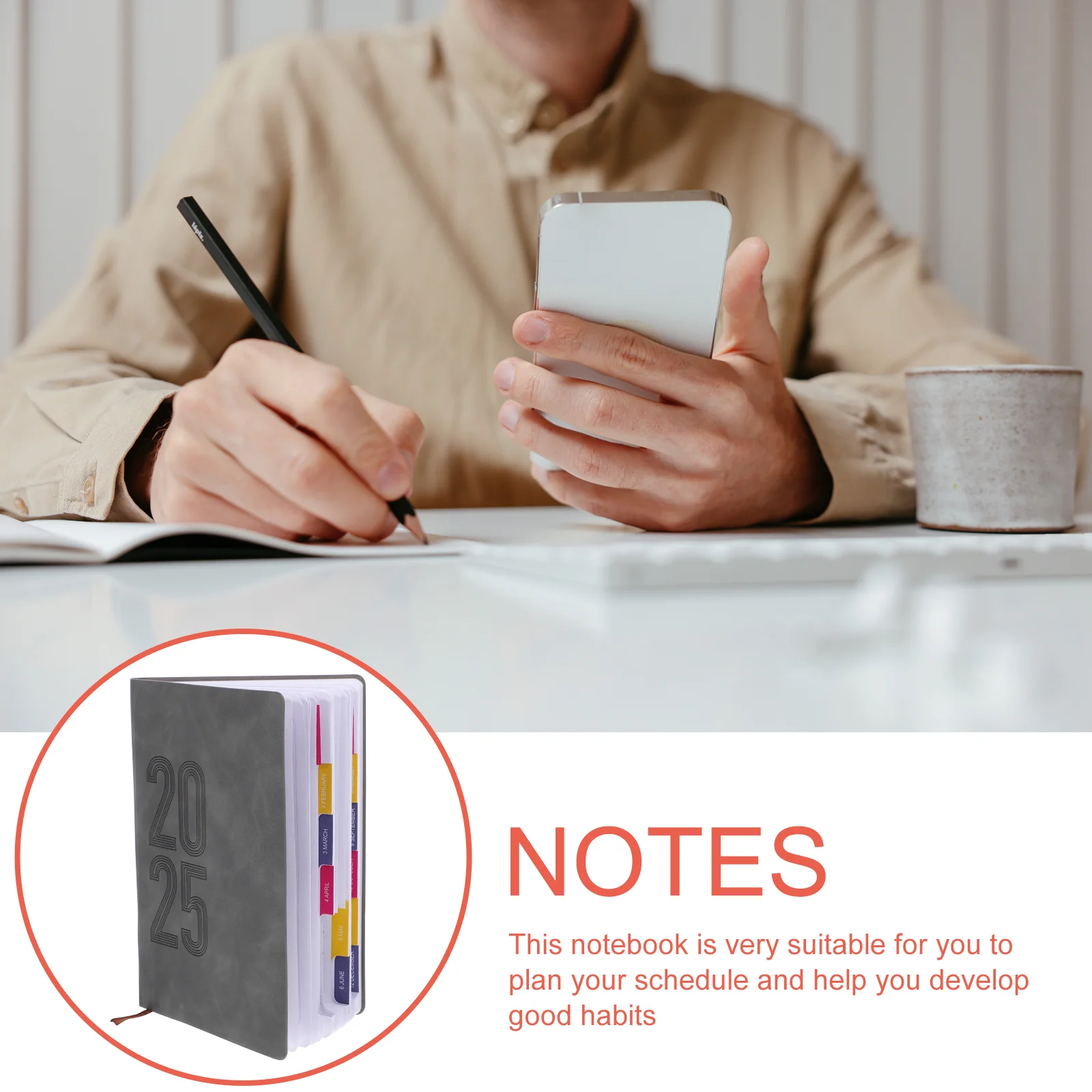 Student Planner 2024-2025 Notepad Notepads Notebooks for Work Daily Memorandum Paper Convenient