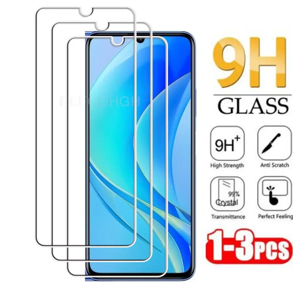 

Оригинальное закаленное стекло HD для Huawei Nova Y70 Y70Plus 6,75 "2022 MGA-LX9, MGA-LX9N, защитная пленка для экрана