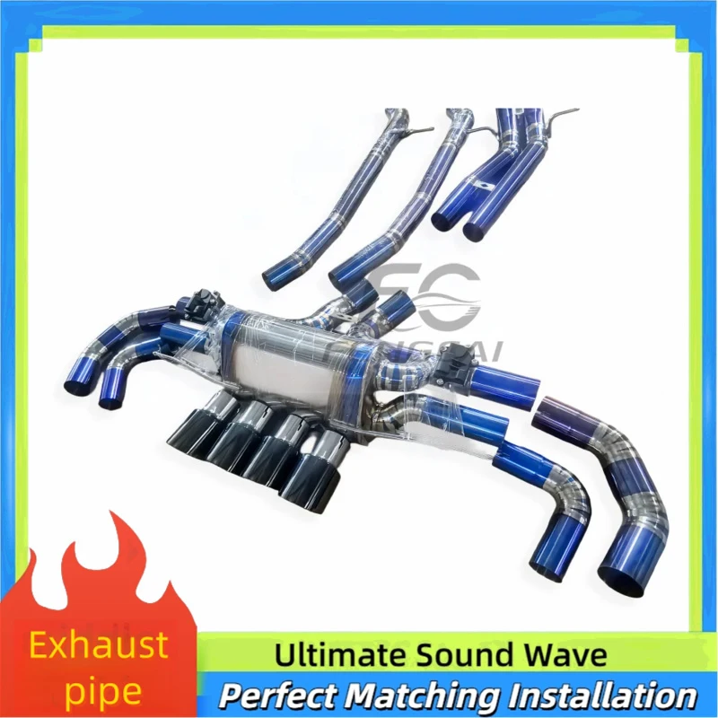 

Выхлопная система из титанового сплава для Porsche Cayenne Coupe 3.0T 2019-2024: выхлопные трубы Catback с клапаном регулировки