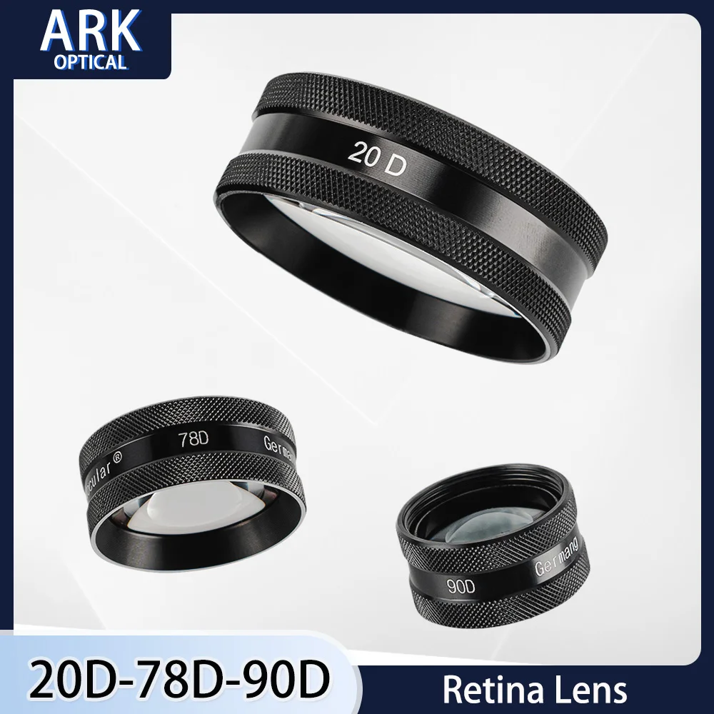 

Accessories of Slit Lamp,Optical Instrument Lens 20D 78D 90D,Examination Fundus Aspheric Retinal Lens Ophthalmic Diagnostic