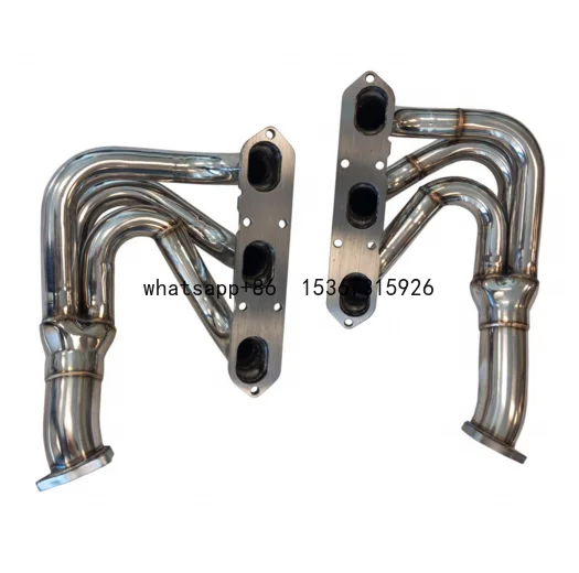 Stainless Steel Exhaust Header for Porsche 911 996 997 with 3.4L 3.6L 99-04