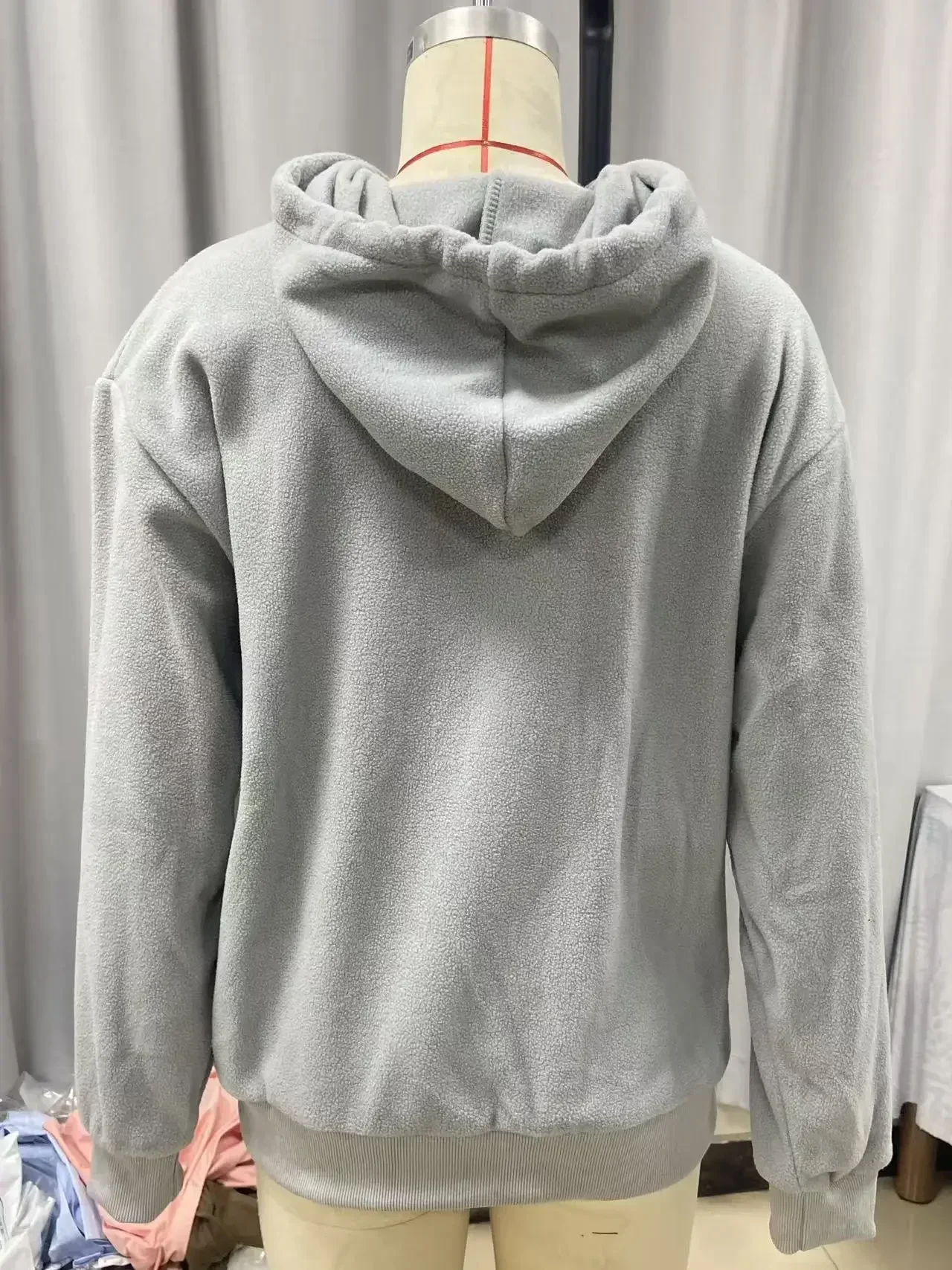 Women Solid Hooded Fleece Oversized Pullover Sweatshirt With Pet Pocket Autumn Winter Casual Top Ladies Cozy