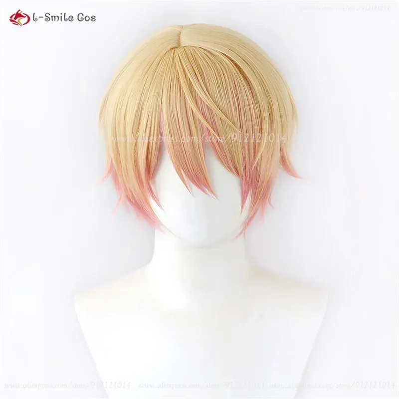 2025 Tenma Tsukasa Cosplay Gradient Tms Heat Resistant Hair Tks Anime Wigs + Wig Cap