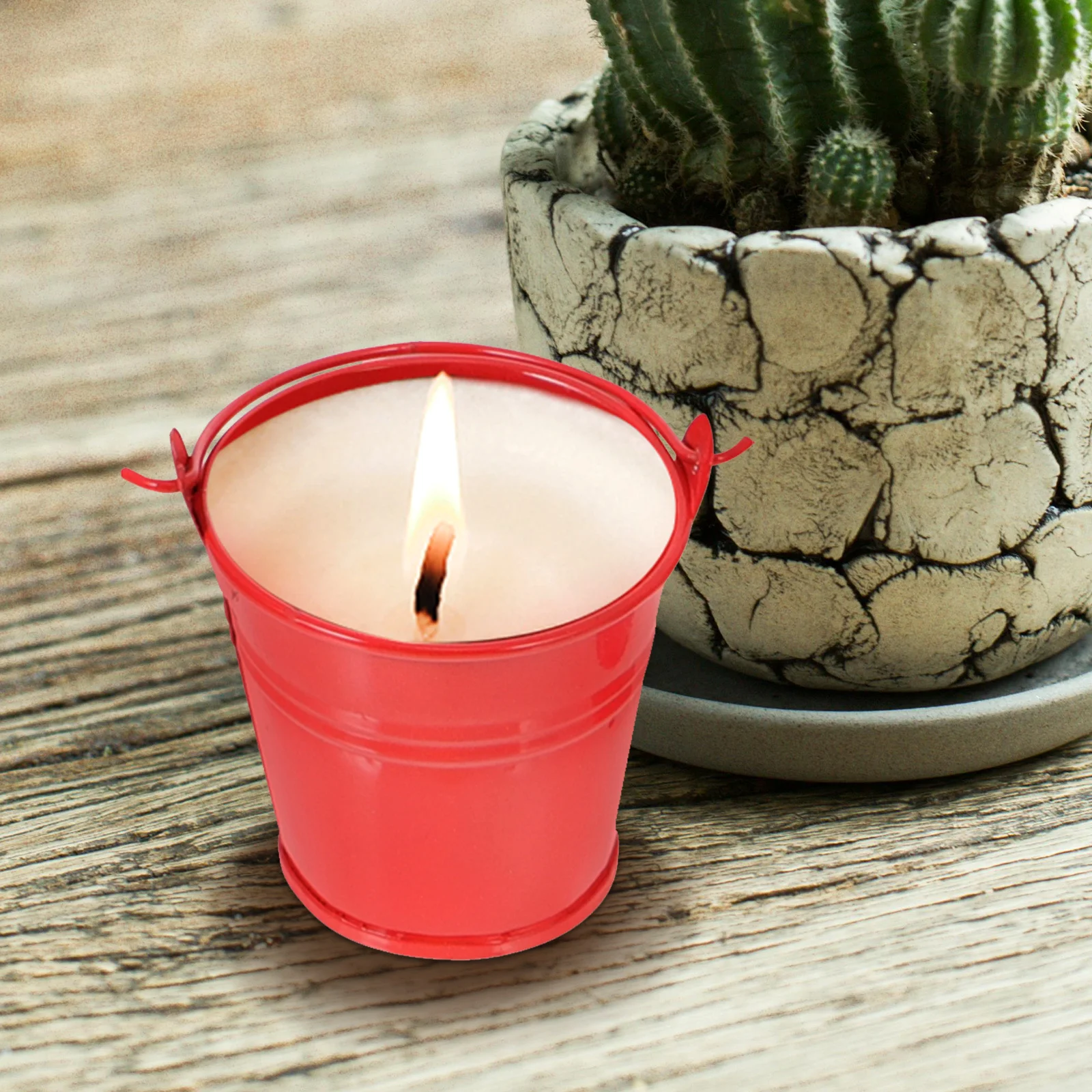 16Pcs Wax Tins Iron Art Buckets Heat Resistant DIY Craft Gift for Scented Soy Candles Handmade Containers Storage