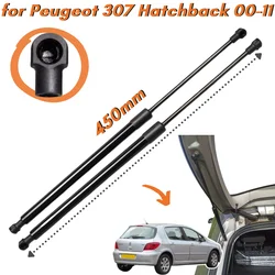 O elevador da bagageira traseira suporta molas a gás, Qty 2, suportes do tronco para Peugeot 307, 3A, C, Hatchback 2000-2011, 7925.15, 9640890980