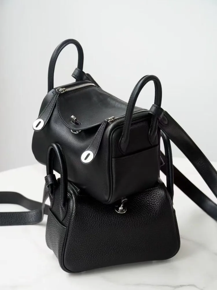 

Top Layer Cowhide Leather Tote Bag Pillow ape Women's oulder Bag Doctor Bag Bowling Handbag Sli Crossbody Bag