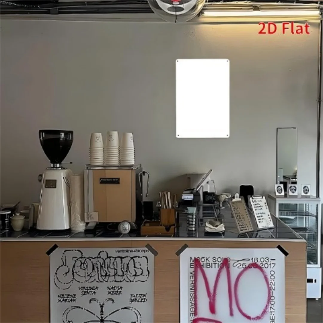 2D Flat، Disney 1pc Cinderella and the Prince Themed علامة قصدير رائعة، ديكور حائط مرخص رسميًا، ديكور منزلي، ساحة F #4