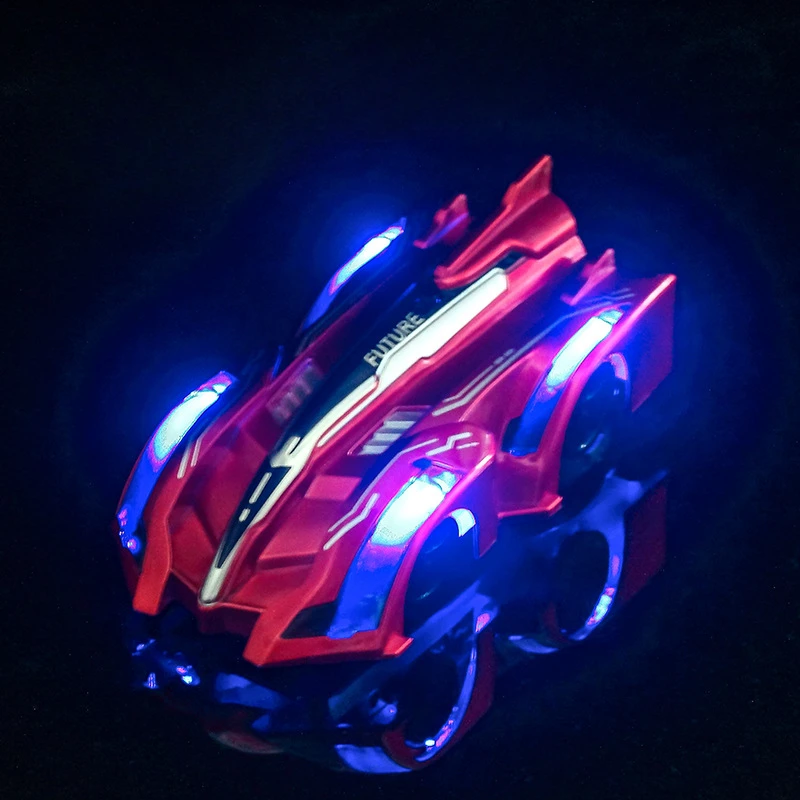 Voiture murale d'escalade RC, véhicule de course télécommandé, plafond Anti-gravité rotatif, jouets électroniques pour enfants, cadeau d'anniversaire