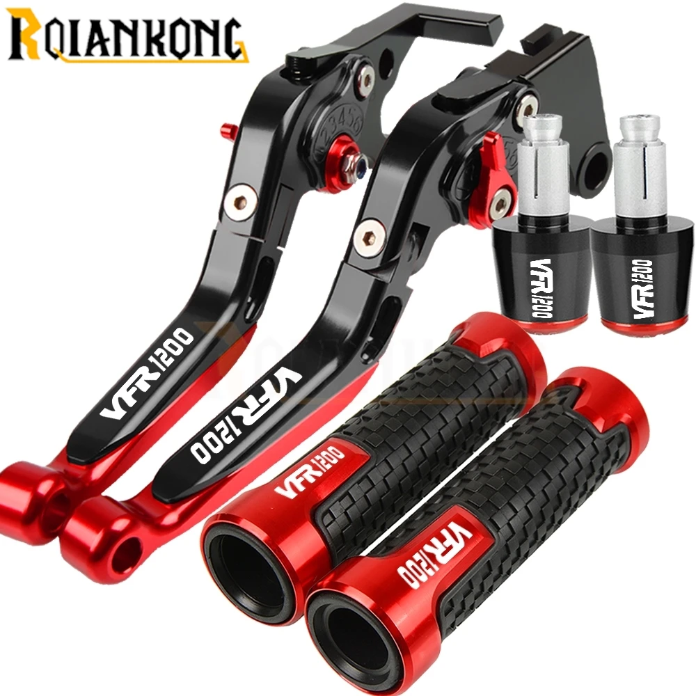 

For Honda VFR 1200 VFR1200 2010-2016 2015 2014 2013 2012 2011 Motorcycle Adjustable Brake Clutch Lever Handlebar Hand Grips Ends