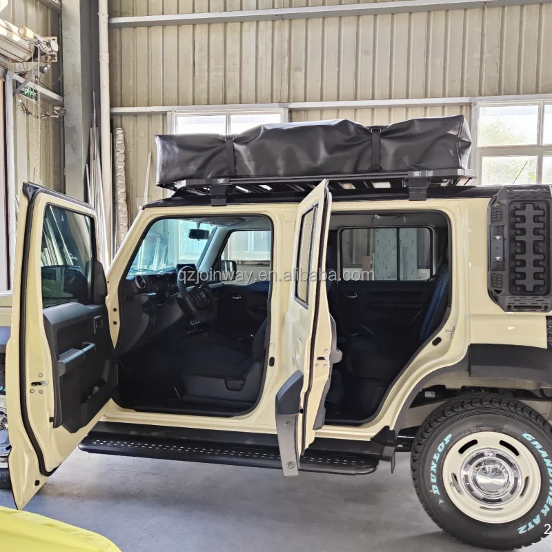 Soft Shell Rooftop Tent JWL-010S 2 Person Waterproof Lightweight 4-season Camping For SUV With Aluminum Ladder