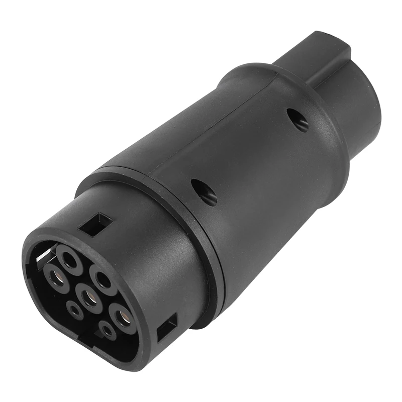 EVSE EV Adaptor 32A J1772 Type 1 To Type 2 Plug EV Adapter, Electric Cars Vehicle Charger Charging Connector