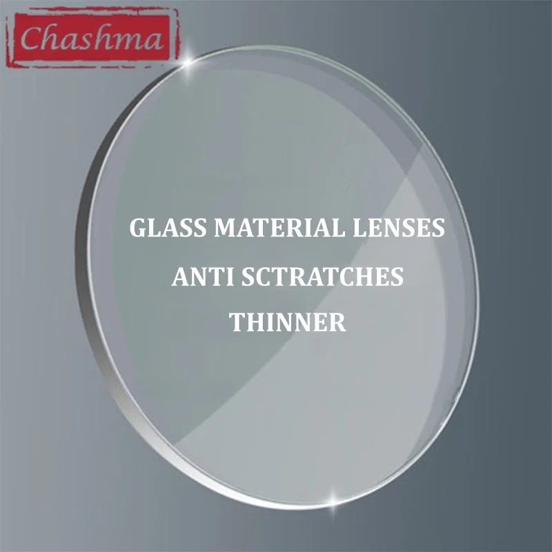 

Chashma Brand Clear Color Glass Mineral Lenses Recipe High Index Crystal Progressive Ultra Thin Anti Scratch Prescription Glass