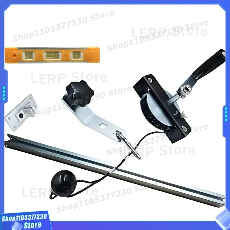 Chainsaw Bar Grooving Tool Auxiliary Wheel Plate Opening Frame Winch for Saw Maintenance Repair Kit Professional Woodworking
