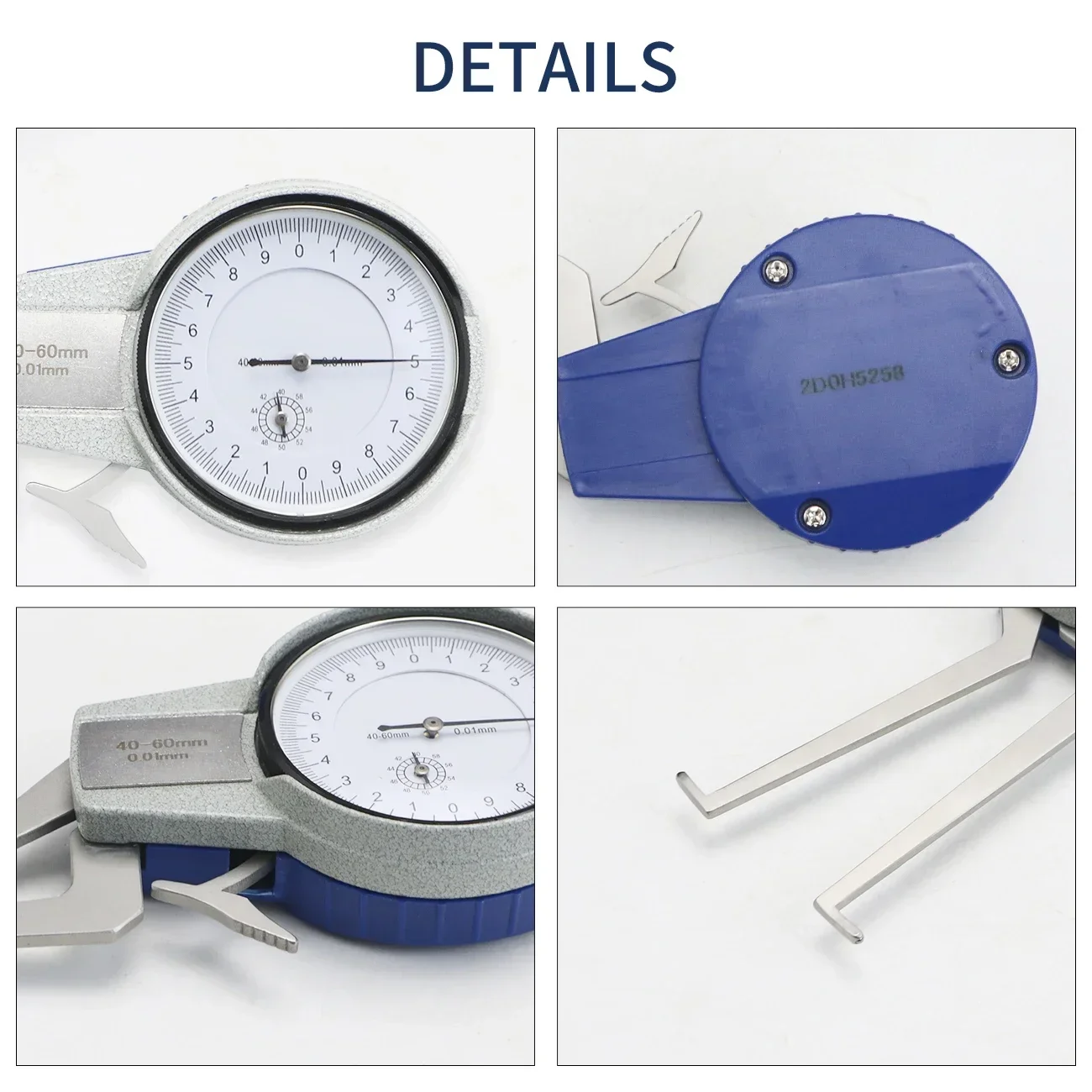 شانHR 0.01 مللي متر داخل مقياس الفرجار 10-30 مللي متر 20-40 مللي متر 40-60 مللي متر 60-80 مللي متر 80-100 مللي متر #4