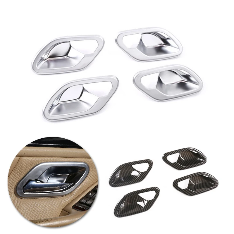 

For BMW 5 Series E39 1996 1997 1998 1999 2000 2001 2002 2003 Carbon Style Car Accessories Interior Door Handle Bowl Frame Trim