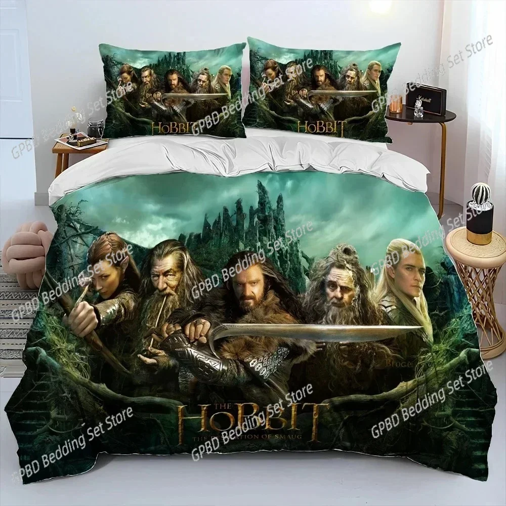 

3D Print L-Lord of Rings H-Hobbit 3D Duvet Cover Bedding Set Comforter Linen Pillowcases Home Decor Single Double King Queen