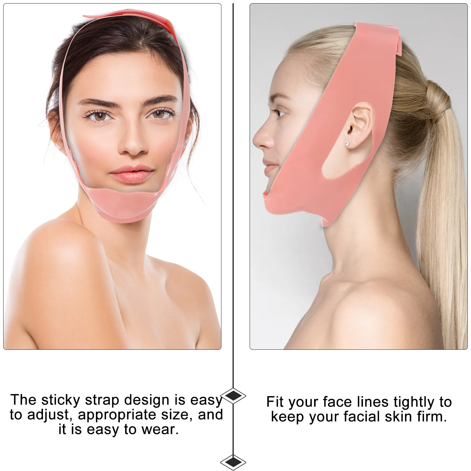 Silicone Face-Lifting Belt Durable for V Shape Thin Face Firming Band