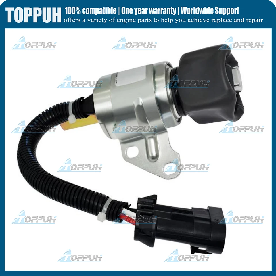 

1E231-60011 Fuel Shut Down Solenoid 1756ES 12V For Kubota V2203 D722 D902 Engline M8200