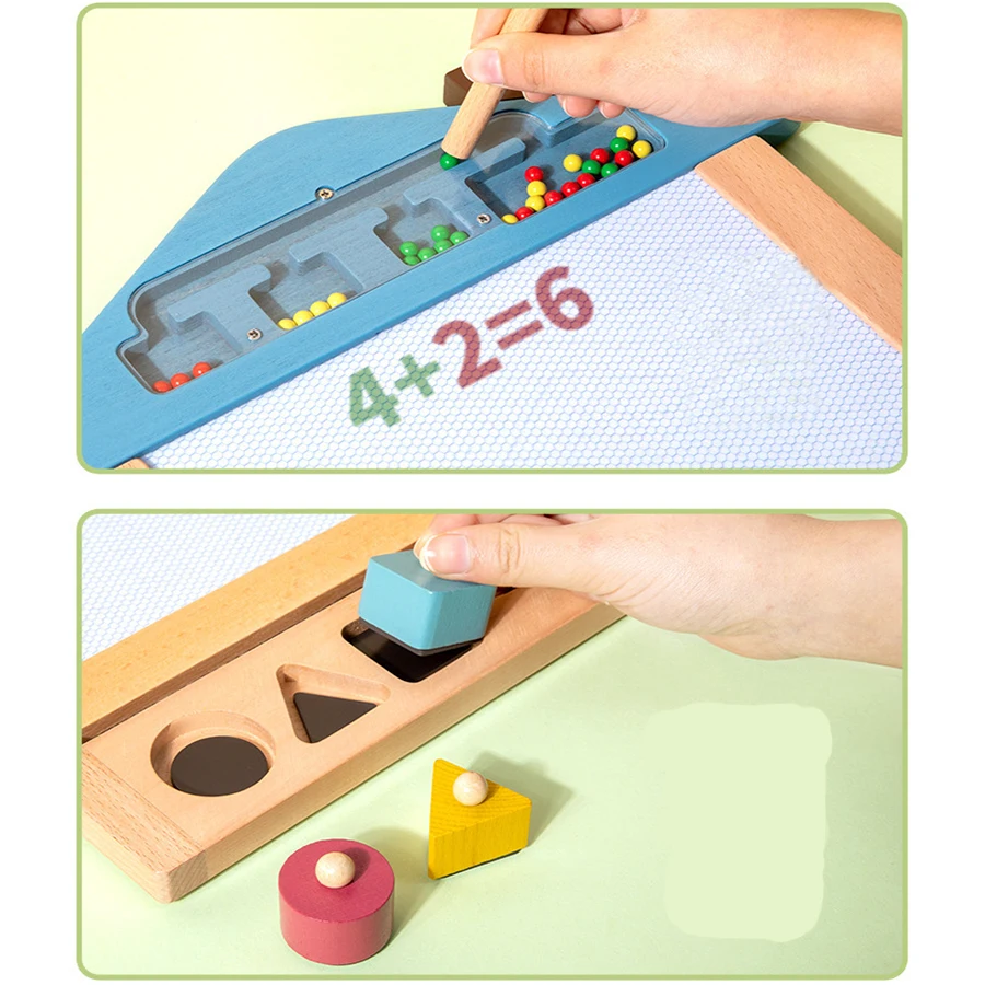 Magnetic DIY Drawing Board Montessori Educational Learning Painting Toys For Kid Boys and Girls Early education