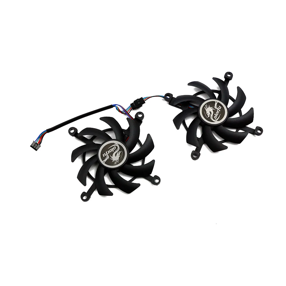 2PCS 85MM RTX 2060 2060Super GPU Fan For Colorful GeForce RTX2060 GTX 1660 TI 1660 Super Graphics card cooling fan