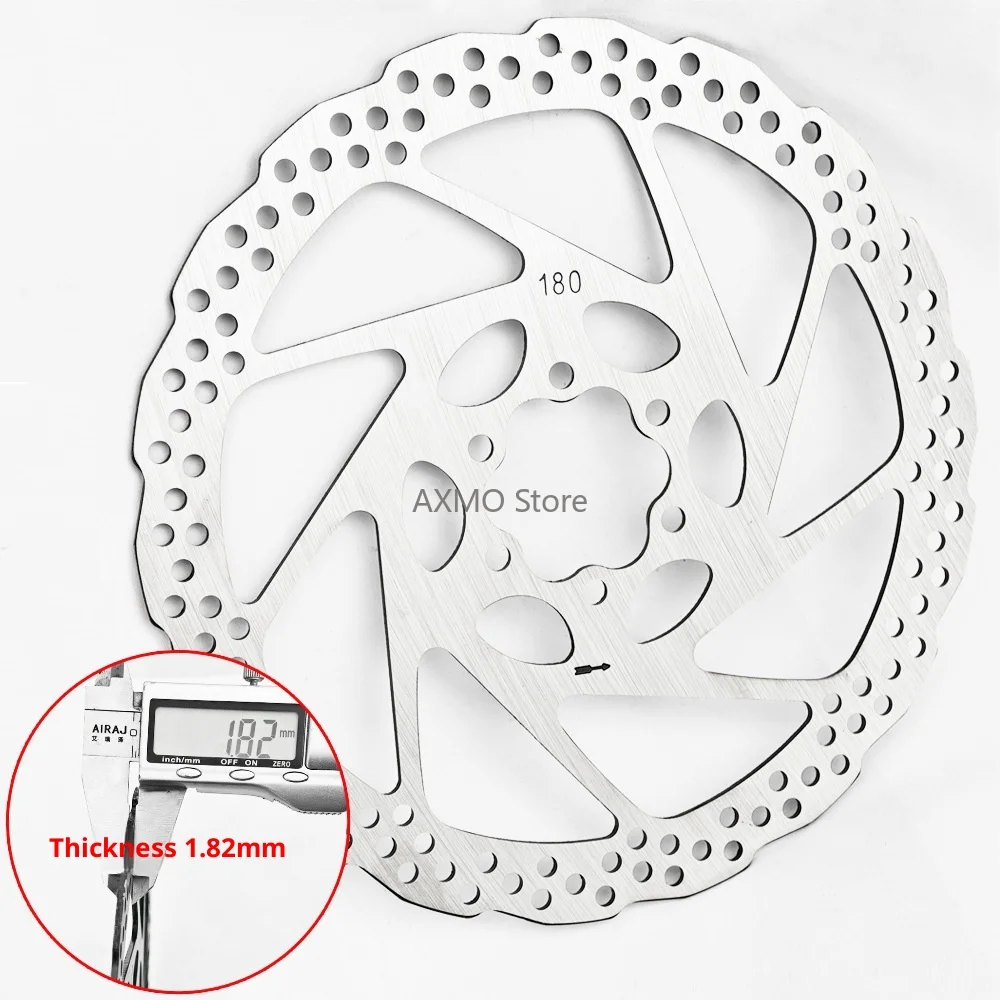 Bike Disc Brake Pads 160 180mm Rotors with Bolts Hydraulic Brake Road Mountain Bicycle MTB Oil Slick Rotor Bicycle Parts