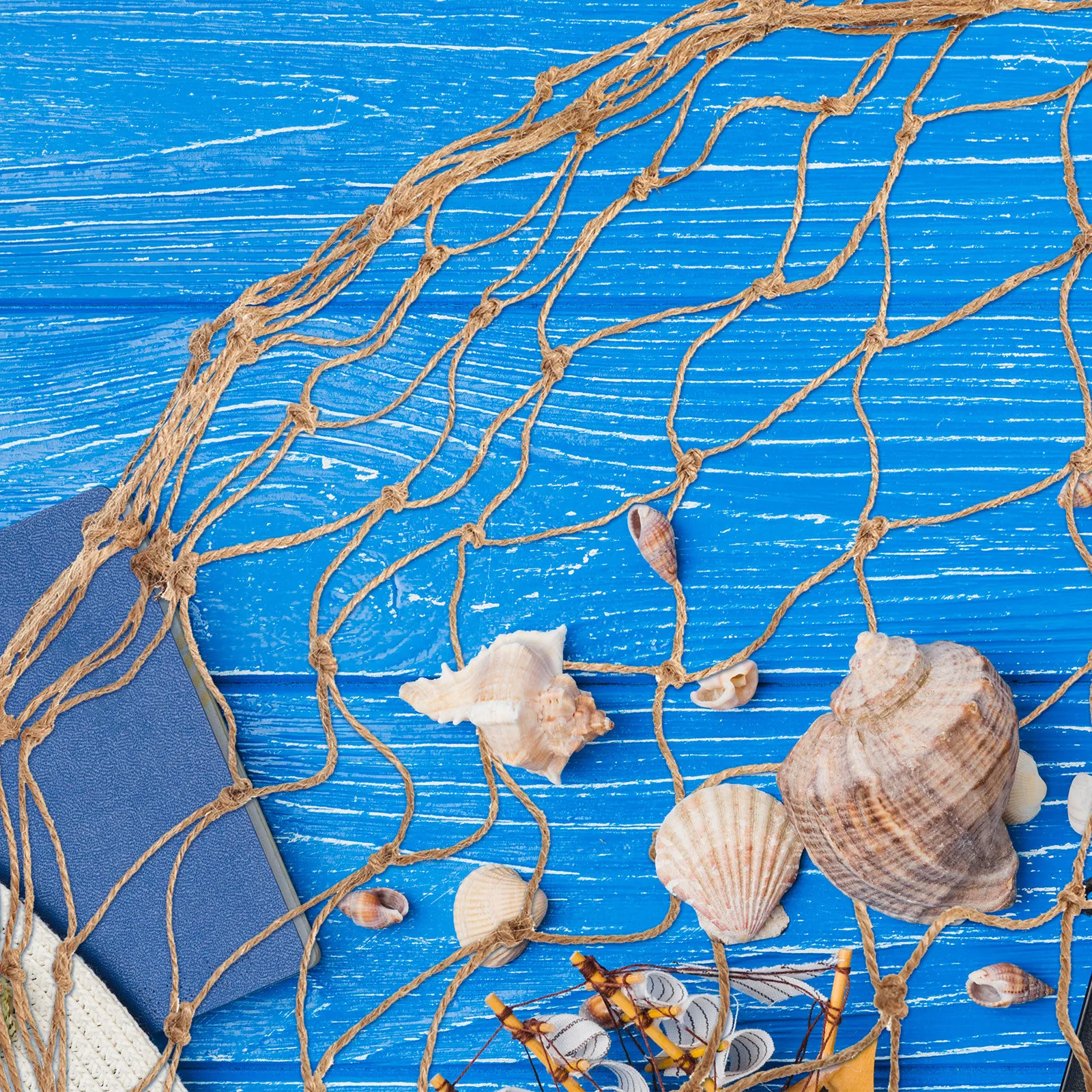 قطعتان من شبكة الصيد ذات الطرا - مراجعة Fishing Net وسعره