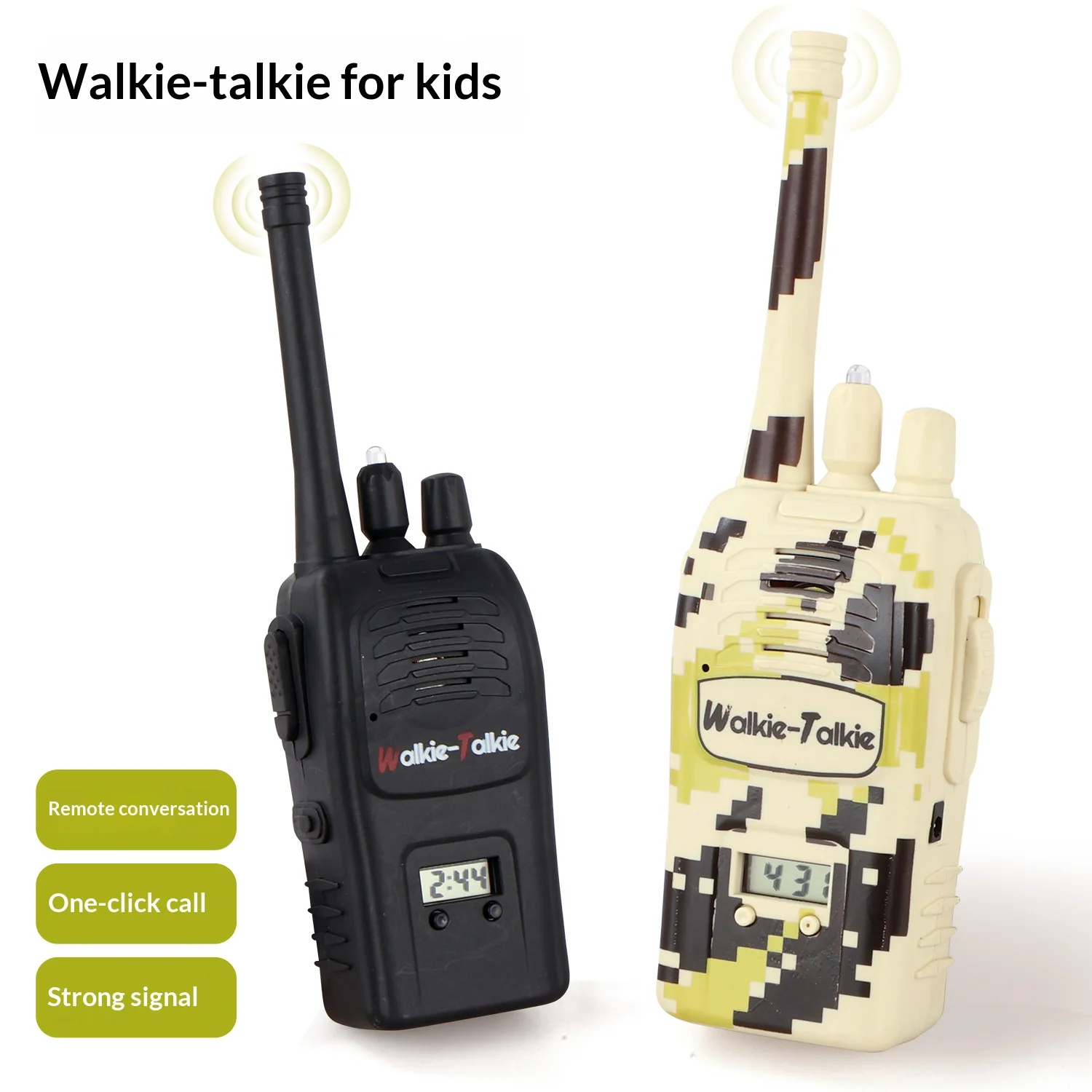 Parent-Child Interactive Wireless Intercom Machine Portable Outdoor Toy Small Intercom Puzzle Birthday Gift for Kids