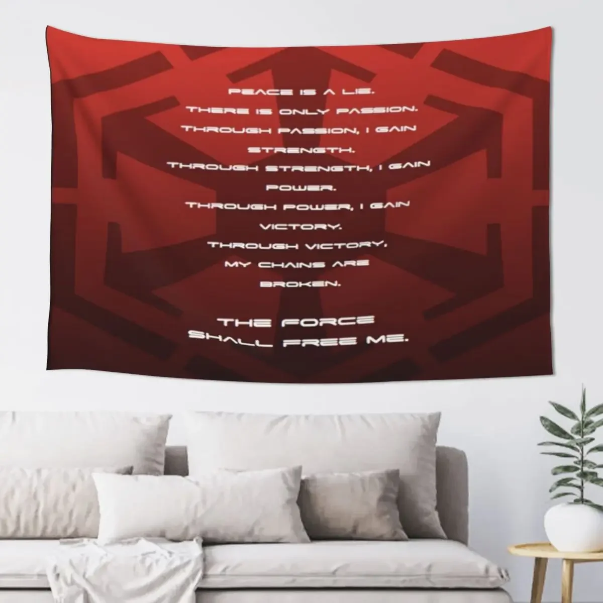 

Code of the Sith Tapestry Tapete For The Wall Decoration For Home Wall Mural Tapestry
