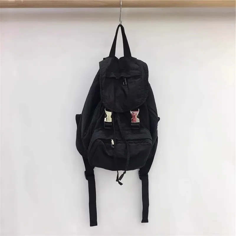 Lightweight Travel Bapa Korean Sle Ins Blogger Casual Large Capaci Nylon Canvas Double oulder Bag for Daily Use