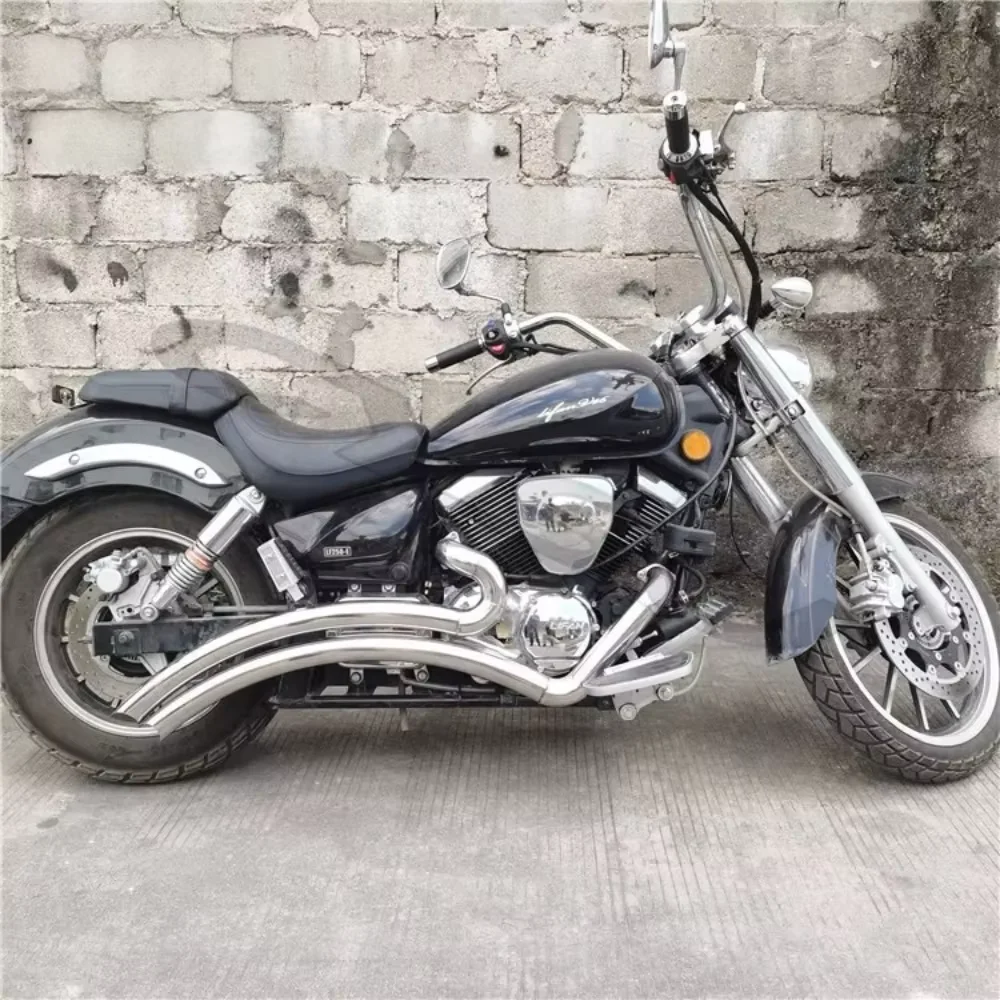 

Lifan/Jonway V16-Modified Harley sweeper exhaust pipe-with silencer