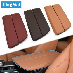 Front Center Console Lid Leather Armrest Box Cover Panel Replacement For BMW 5 6GT Series G30 G31 G32 525i 530i 540i 2017-2022