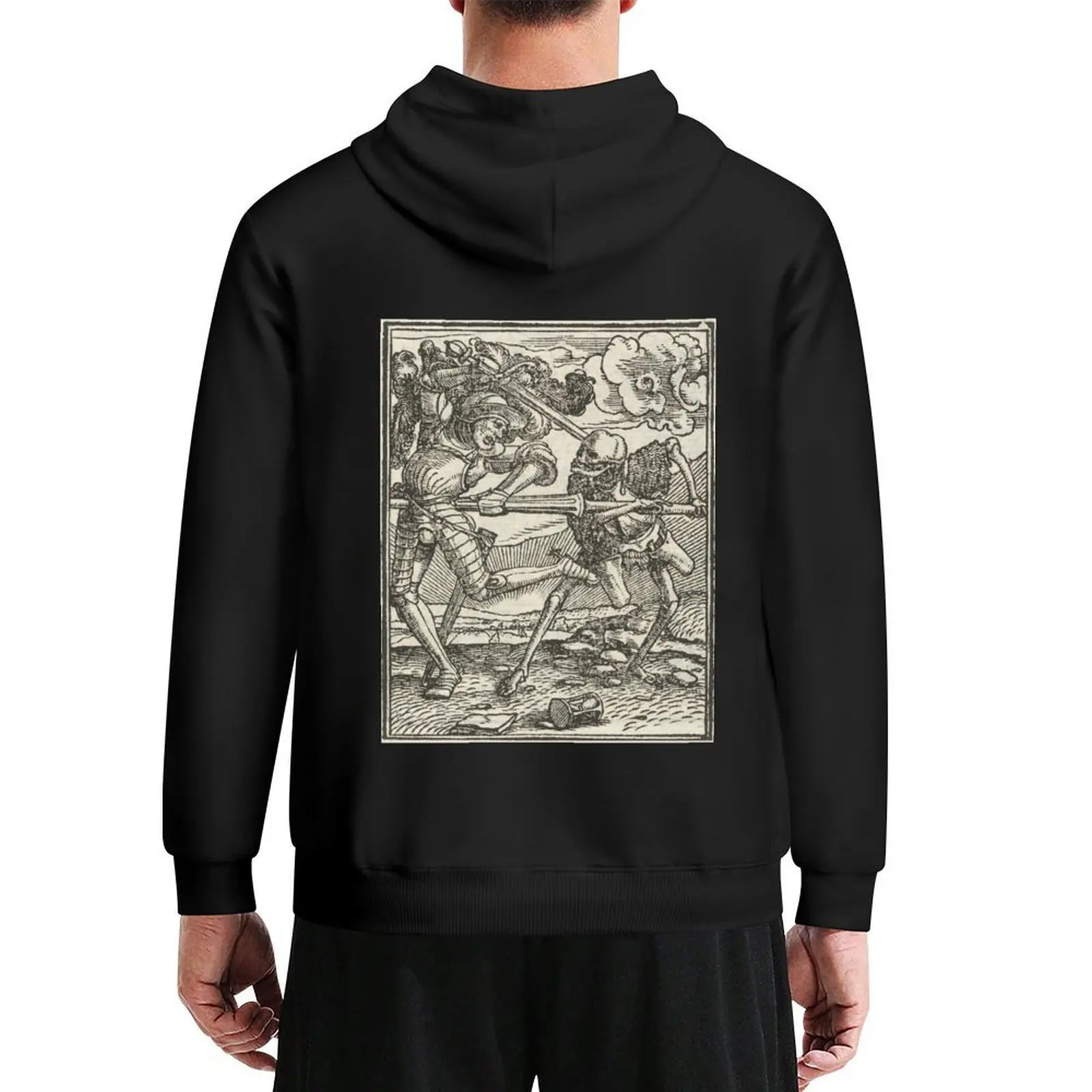 

The Dance of Death - Hans Holbein Hoodie men wear aesthetic clothing men's sweat-shirt set autumn autumn hoodie