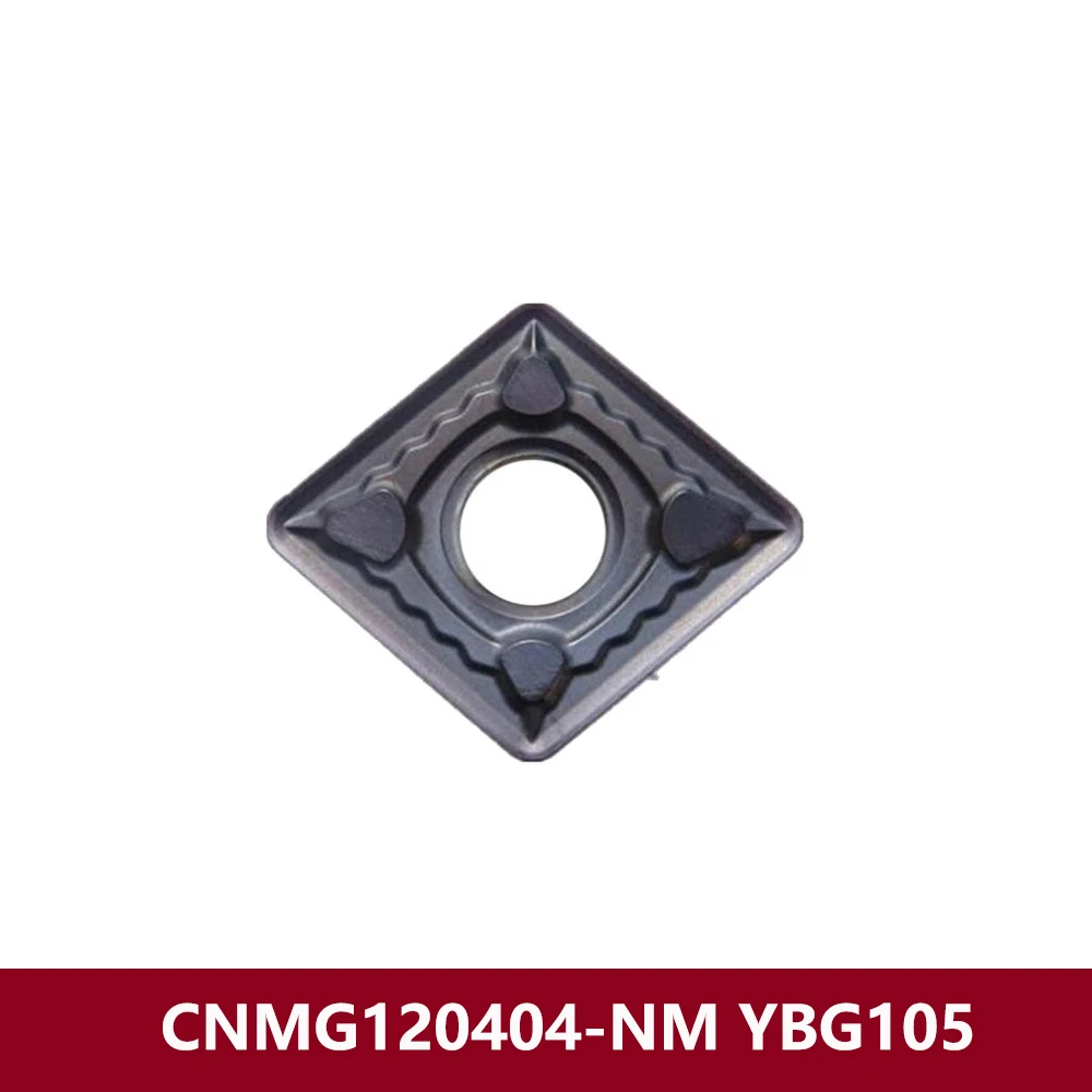 

Original CNMG120412-NM YBG105 Carbide Inserts CNMG120412 CNMG 120412 NM CNMG1204 External Turning Tool Holder Blade CNMG433-NM