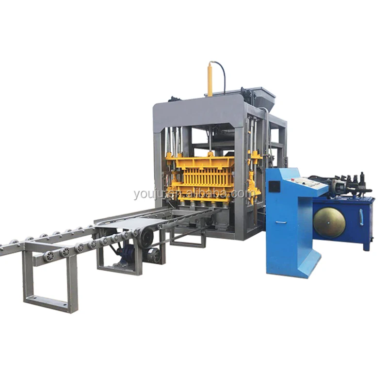 ShiYue QT5-15 Concrete Hollow Block Making Machine Cement Brick Making Machine automatic production line