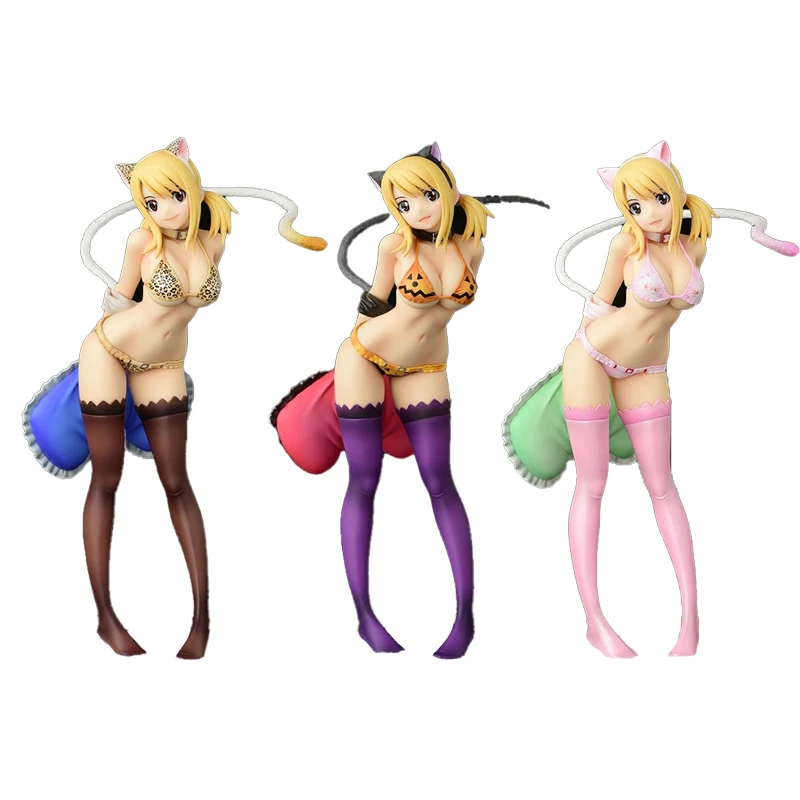 In Stock Original Genuine ORCATOYS 1/6 Lucy Heartfilia Authentic Collection Model Animation Character Action Toy 24cm